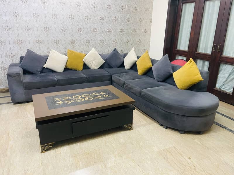 L shape Sofa 1