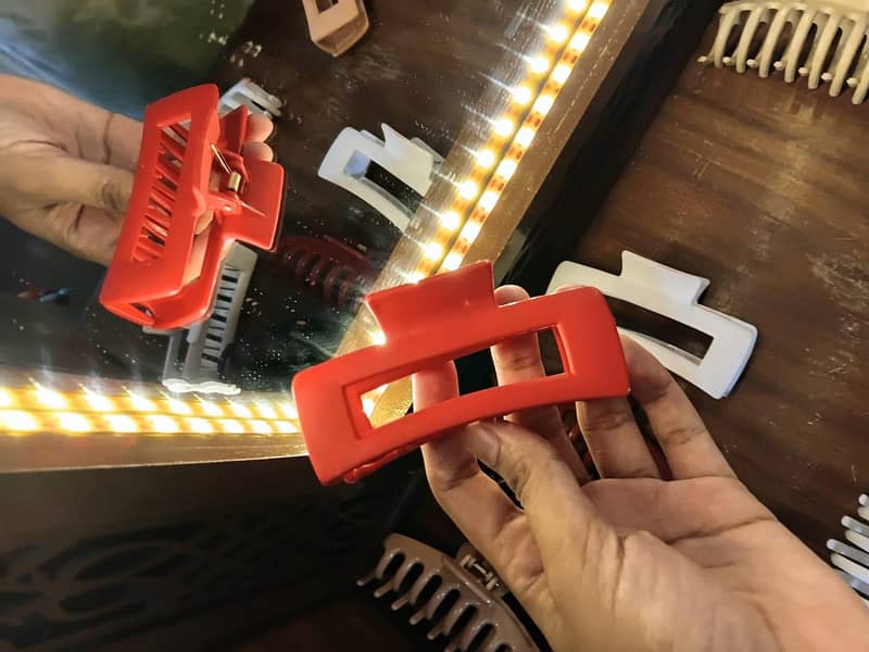 silicon claw clips 8