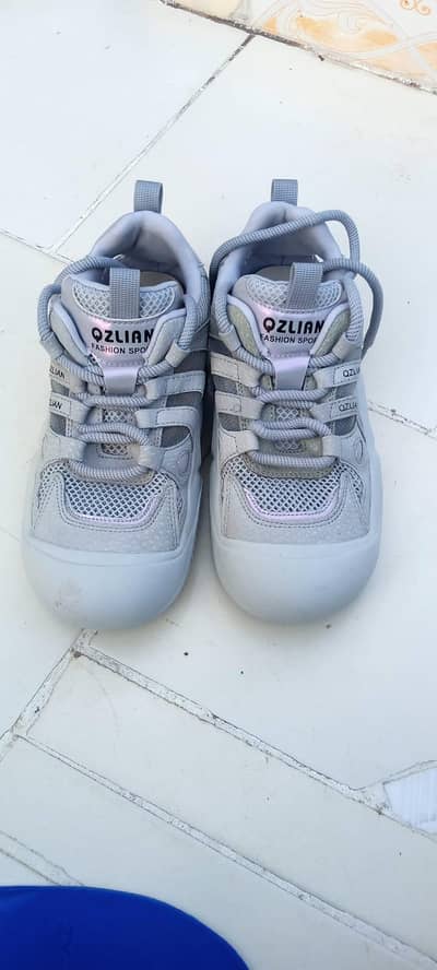 Grey imported shoes
