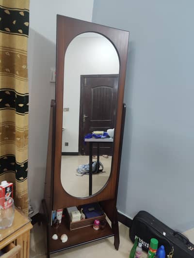 wooden full length mirror