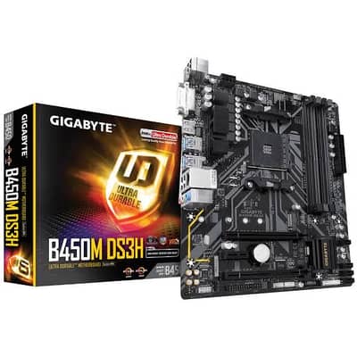 B450 motherboard  with box