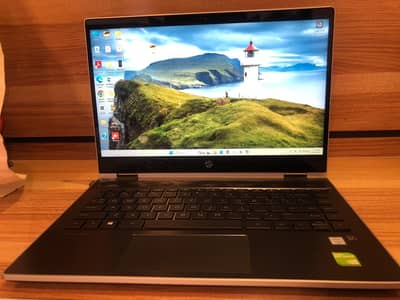 HP pavilion x360 convertible touch screen with backlight keyboard