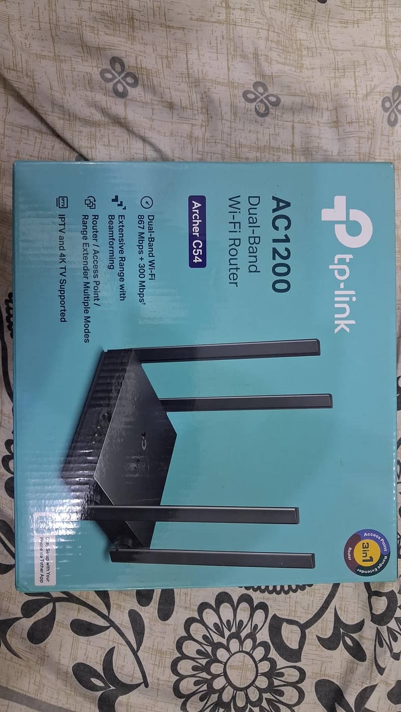 Tplink 5g 2.5g Wi-Fi Router with 4 Antennas - Networking - 1118860663