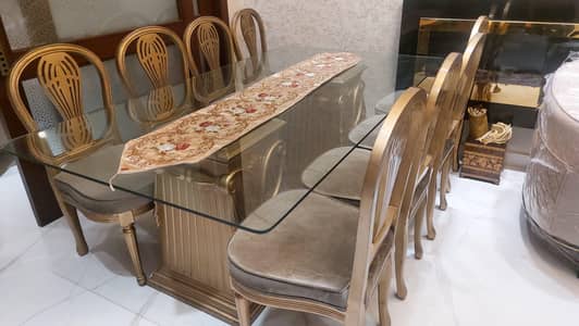 Dinning Table 8 Person with Chairs