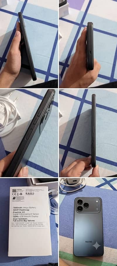  TECNO Spark 50 6GB/128GB | 7000mAh | 50MP | 120Hz | Warranty Till