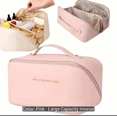 Makeup bag storage manager