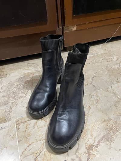 original leather long boots.