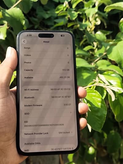 15 Pro Max JV  512GB urgent sell