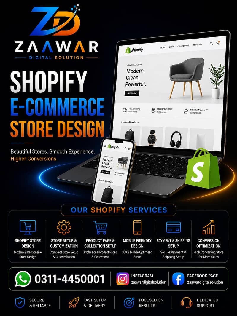 Shopify Store Design 0