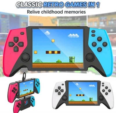 Retro Handheld Gaming Console – 3.8" Screen | 1200mAh Battery