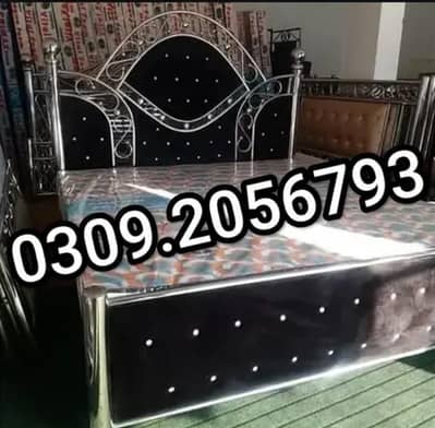 New Stainless Steel Double Bed | steel Single bed | Iron double bed |