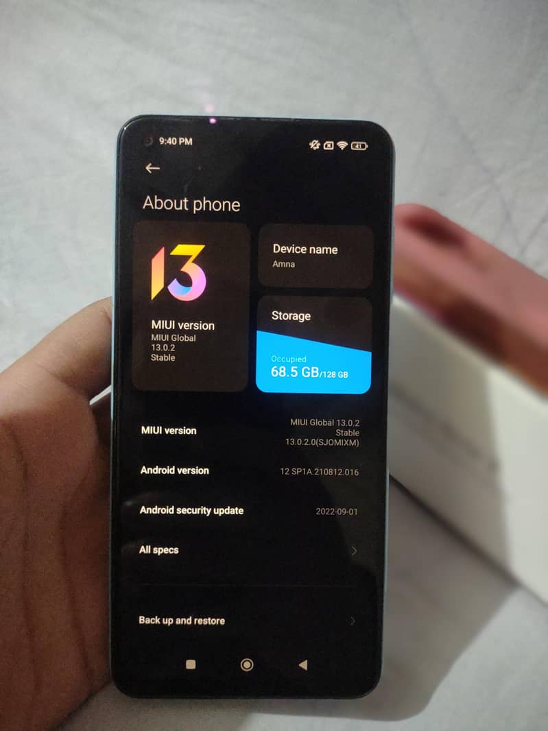 Redmi note 9 5