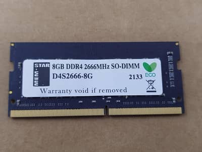8GB DDR4 Laptop Ram