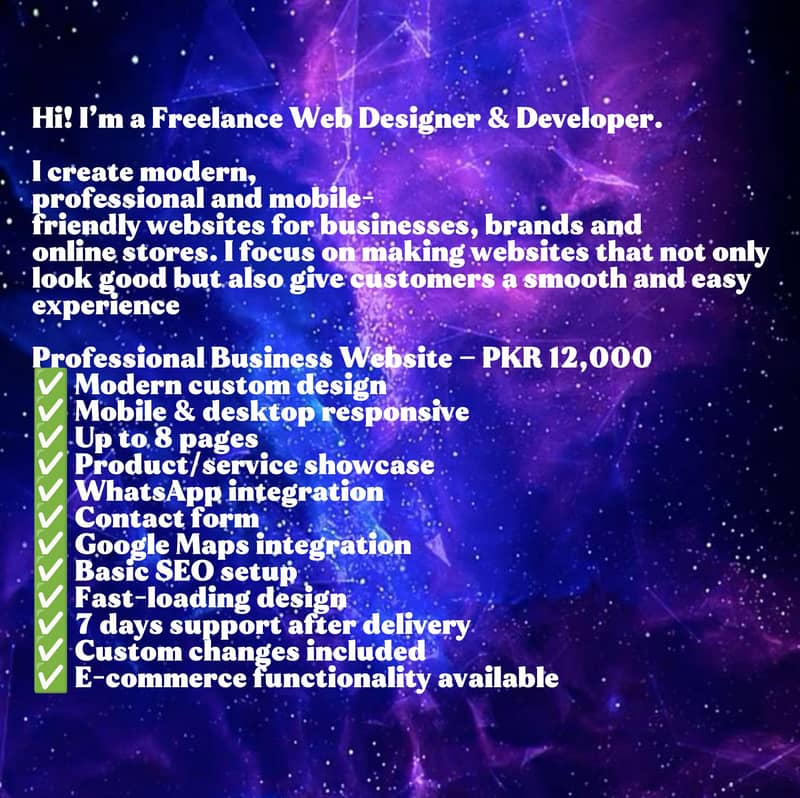 professional website design & development | bussiness and E-commerce 0