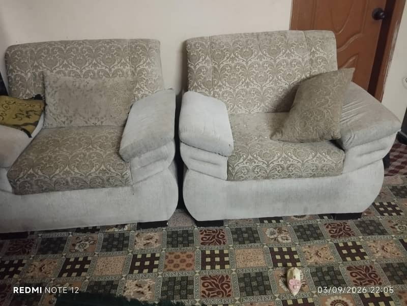 4 setar sofa set good condition  large size 1