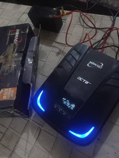 Homage ups inverter sollar pr b chalta hi 1000 watt box