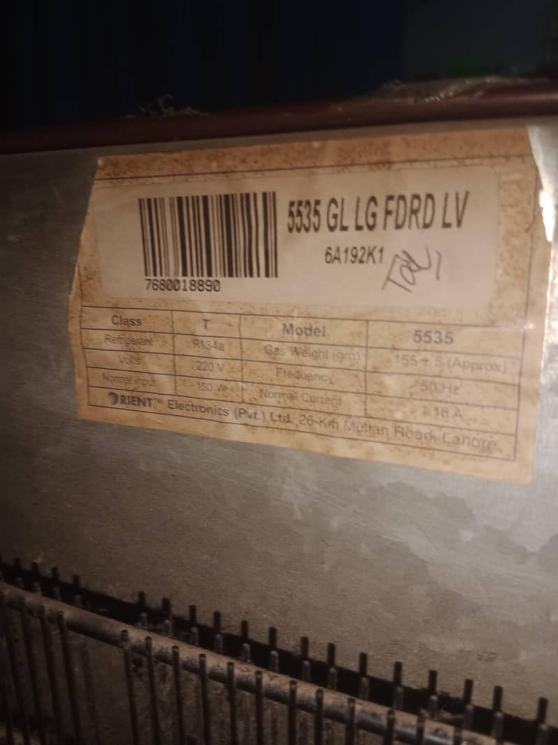 Orient fridge small size 1