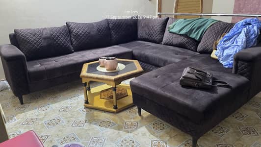 L shaped sofa