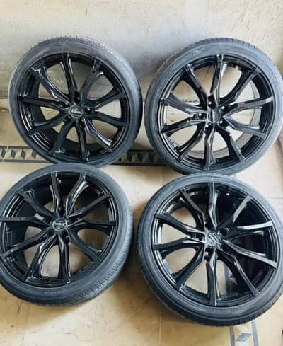 Aoa   Alloy Rim karanza 19inch With Yokohoma Tyr