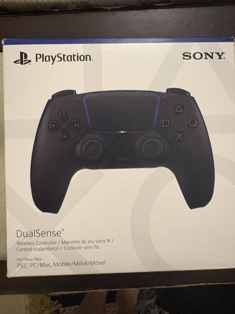 PS5 Dualsense black controller sealed 0