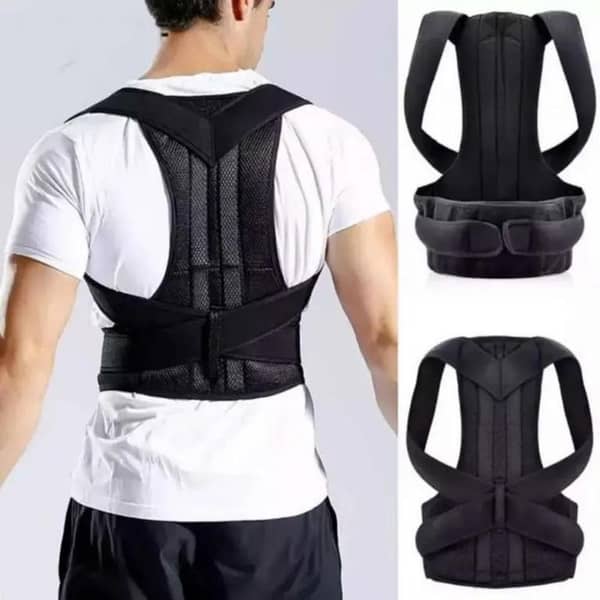 Posture belt, posture corrector belt, Back support belt, Back Pain Relief Shoulder Back Support Belt, Posture Corrector Belt for Men & Women | Adjustable Back Support Belt | Shoulder & Spine Posture Corrector | Comfortable Posture Brace