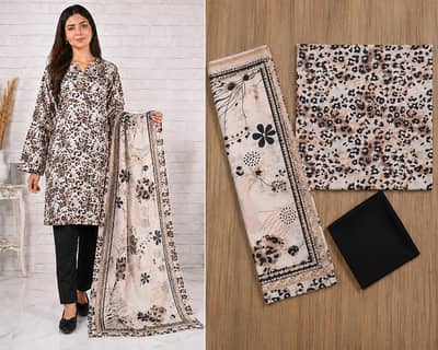 *New Printed 3Pc Lawn Suit Collection | 6 Beautiful Colors