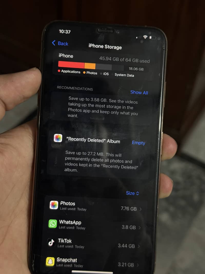Iphone xs max 6