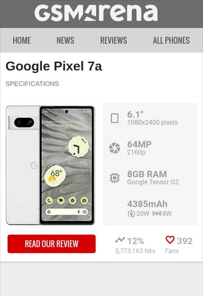 Google Pixel 7a