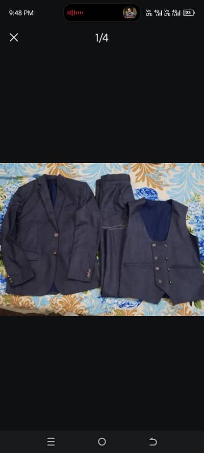 3 piece pent coat  for sale