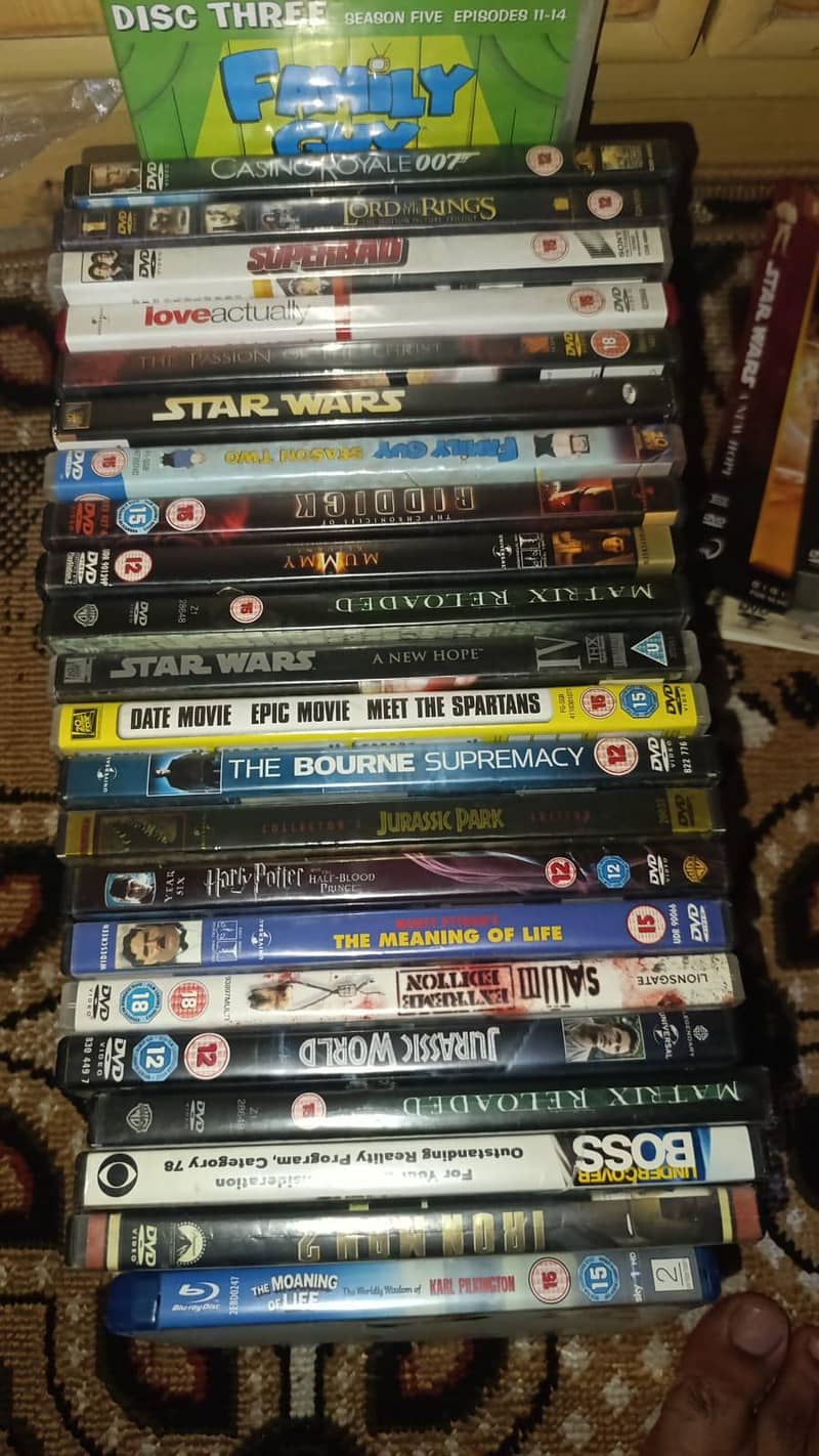 DVDs available. . . 1