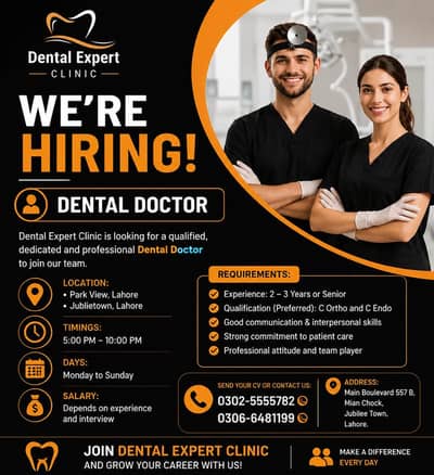 Dental assistant,Dental doctor & Orthodontist