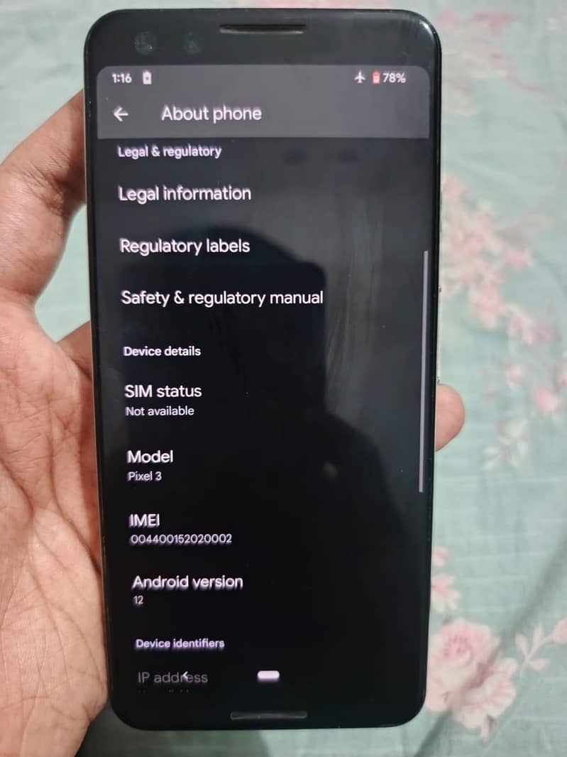 Google Pixel (exchange possible) 5