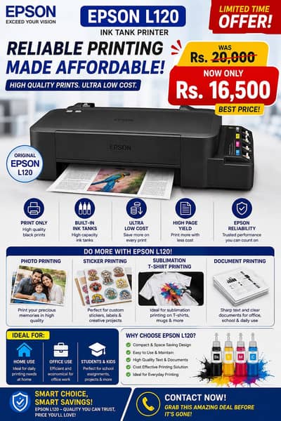 Epson l120 Printer Ink Tank