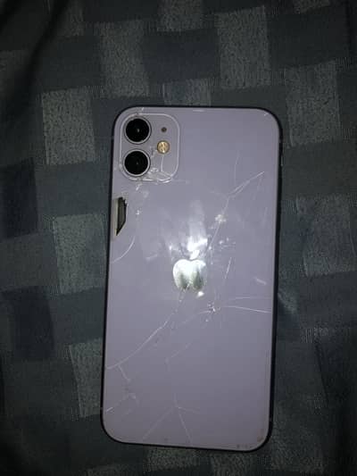 iphone11 bypass 64gb battery change panel change back crack face id ok