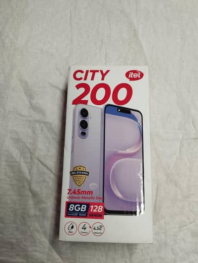 itel city 200 just box open