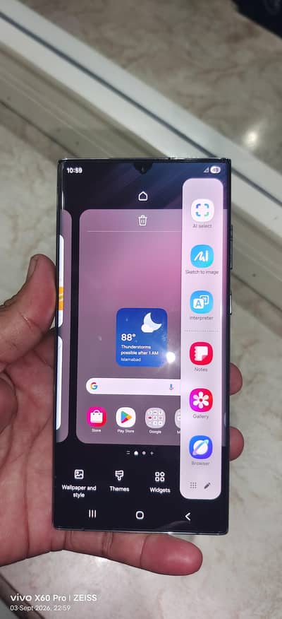 Samsung Mobile S22 Ultra 12.512