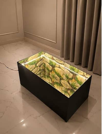 Custom LED Epoxy Resin River Table – Handmade | Made to Order