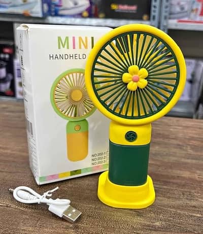 Rechargeable Mini Handheld USB Fan – Portable Table Fan