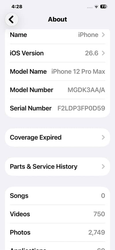 Apple iPhone 12 Pro Max
