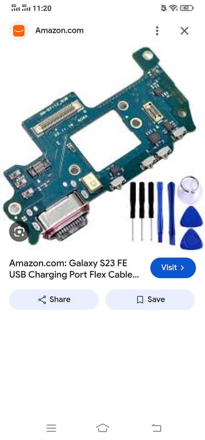 Samsung Mobile S23 FE Parts ha kisi k pass