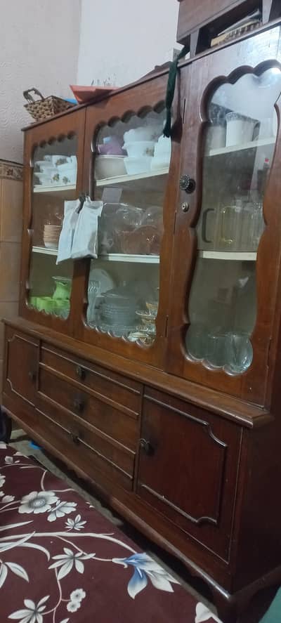 pure wooden showcase