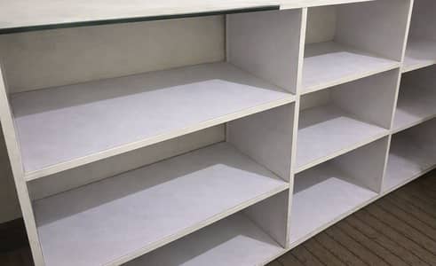 Shelves and racks
