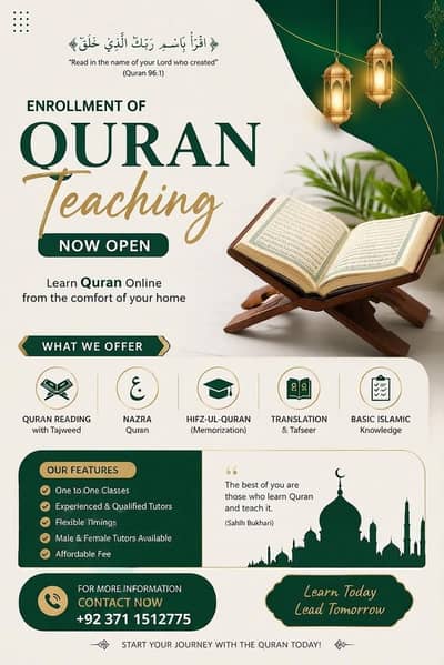 Learn Online Quran Classes From Today in flexible Timings
