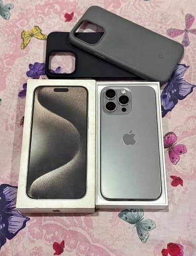 iphone 15 pro max official pta approved 512gb totally geniune