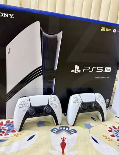 Sony playstation PS5 pro disk edition 2TB with complete box (ps5)