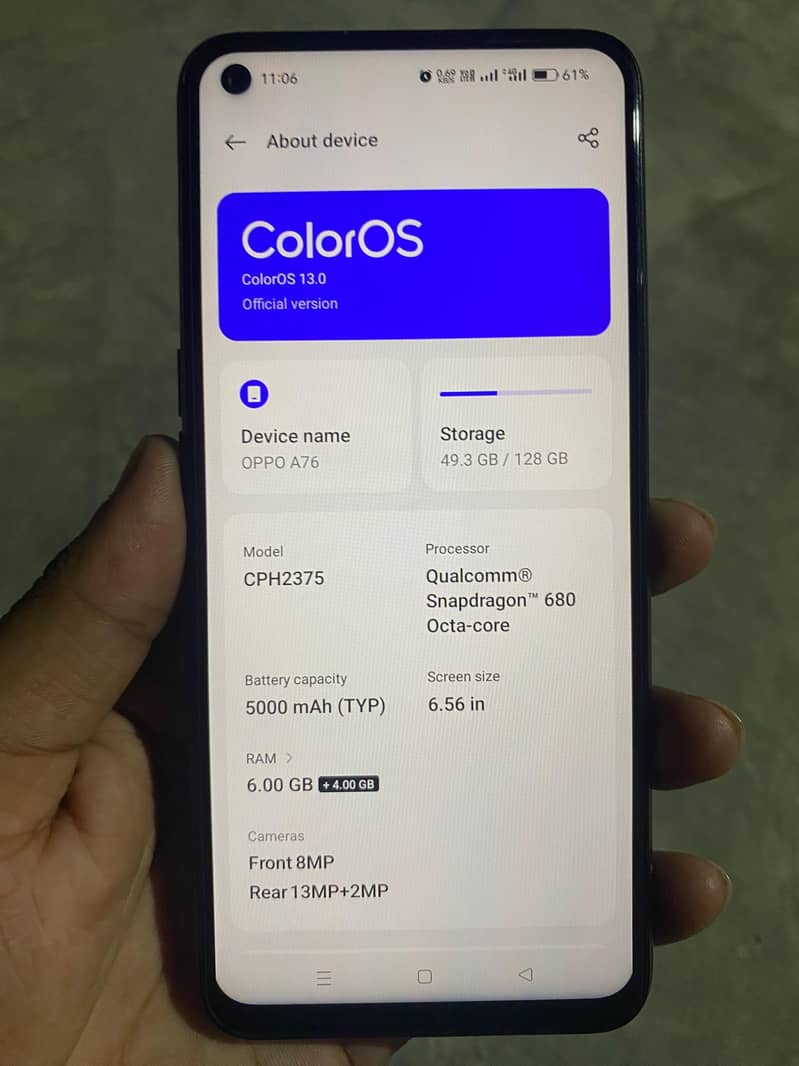 OPPO A76 4