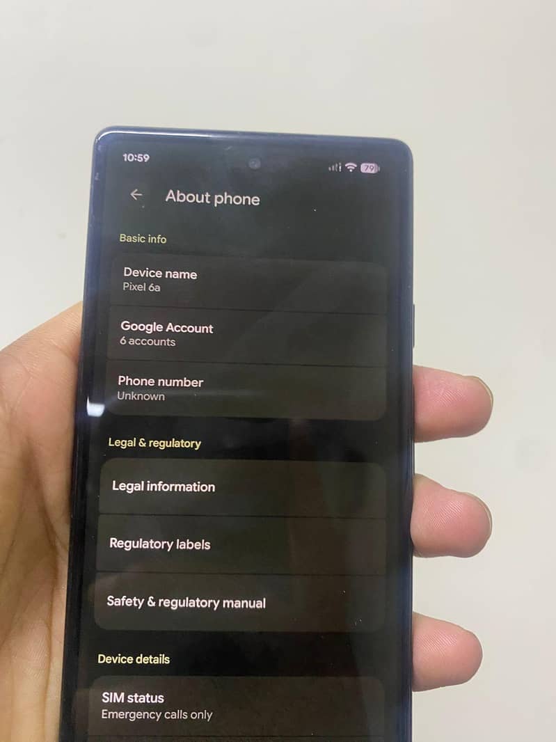 Google Pixel 6a 7