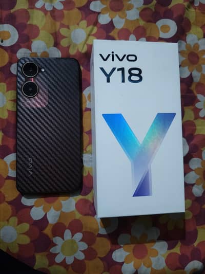 Vivo Y18 with box charger 10b10 condition 03217860991