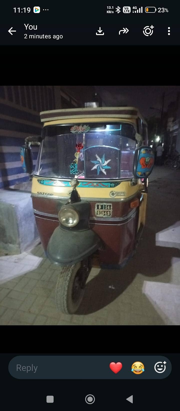 اچھے کنڈیشن کا رکشہ فروخت کے لیے – 2 لاکھ روپے 1