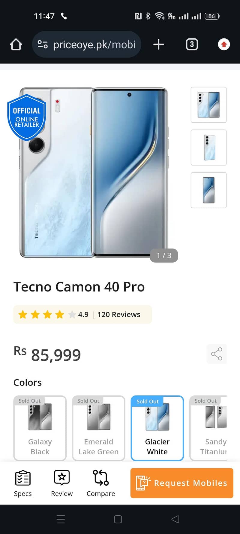 Tecno CAMON 40 Pro 1